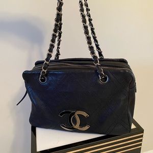 Chanel Caviar Shopping Tote Small